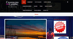 Desktop Screenshot of chandlerstennis.com